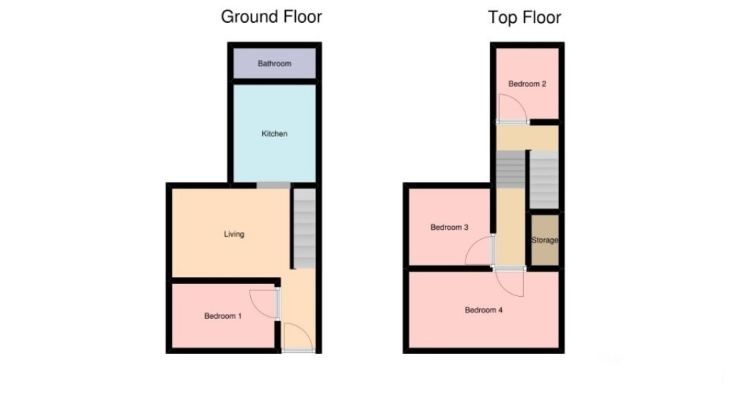 Floorplans For West Hill Road, Plymouth