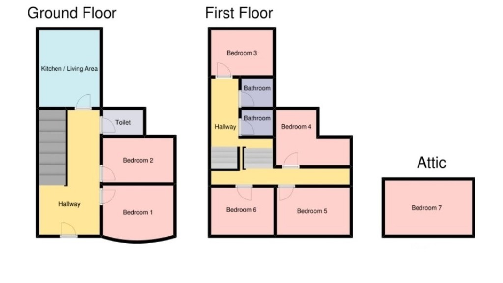 Floorplans For Hamilton Gardens, Plymouth