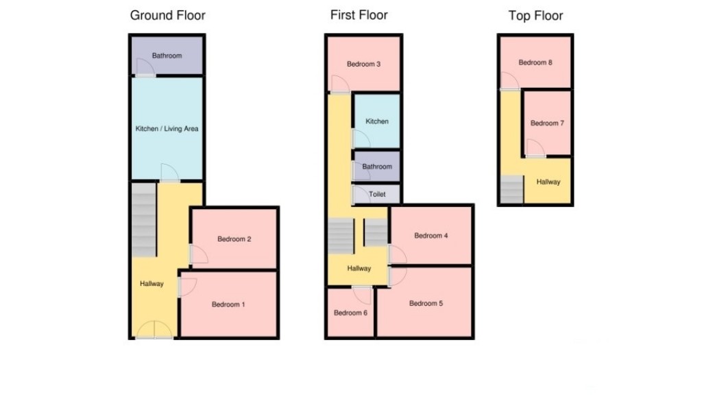 Floorplans For Lisson Grove, Plymouth