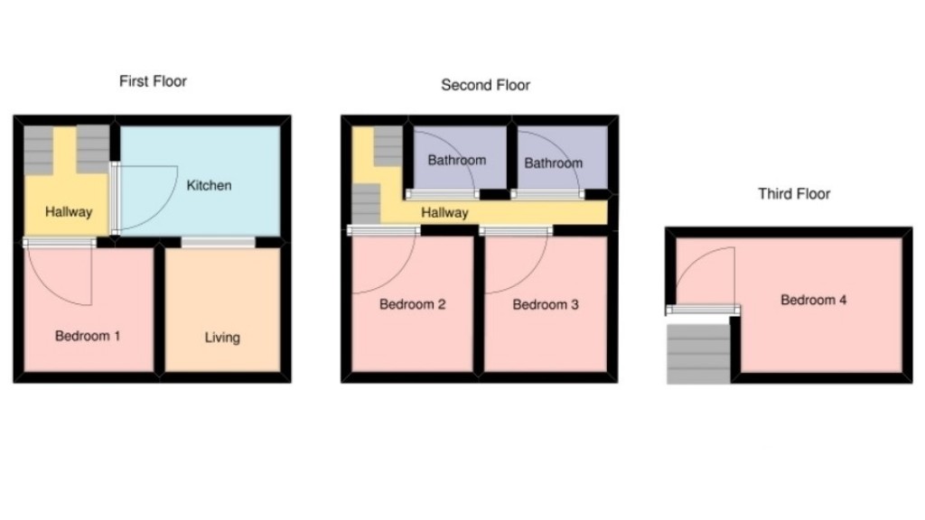 Floorplans For Clifton Place, Plymouth